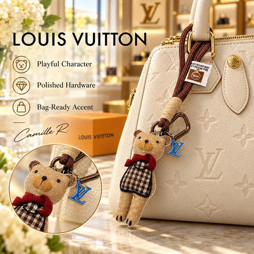 Louis Vuitton bag motif keychain Design 075 lifestyle featured image