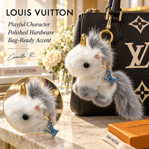 Louis Vuitton bag motif keychain Design 077 lifestyle featured image