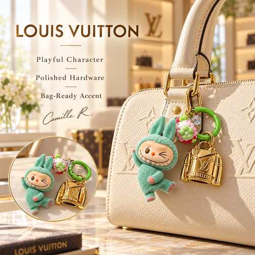 Louis Vuitton bag motif keychain Design 083 lifestyle featured image