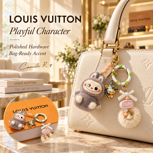 Louis Vuitton bag motif keychain Design 084 lifestyle featured image