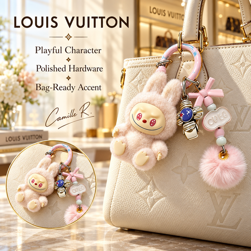Louis Vuitton bag motif keychain Design 085 lifestyle featured image