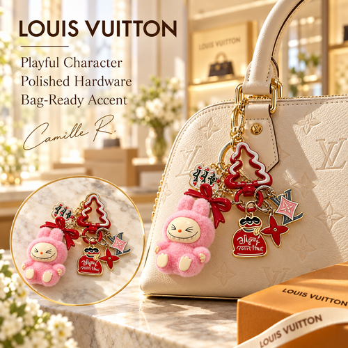 Louis Vuitton bag motif keychain Design 086 lifestyle featured image