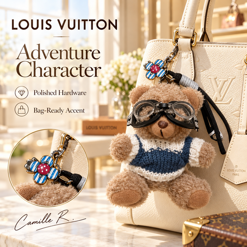 Louis Vuitton bag motif keychain Design 095 lifestyle featured image
