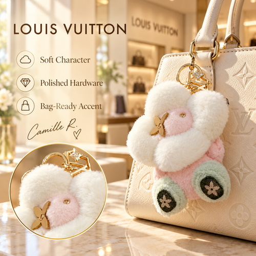 Louis Vuitton bag motif keychain Design 108 lifestyle featured image