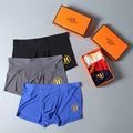 Hermes Modal Clean Logo Waistbands Men's Boxer Briefs - 3-Piece Box